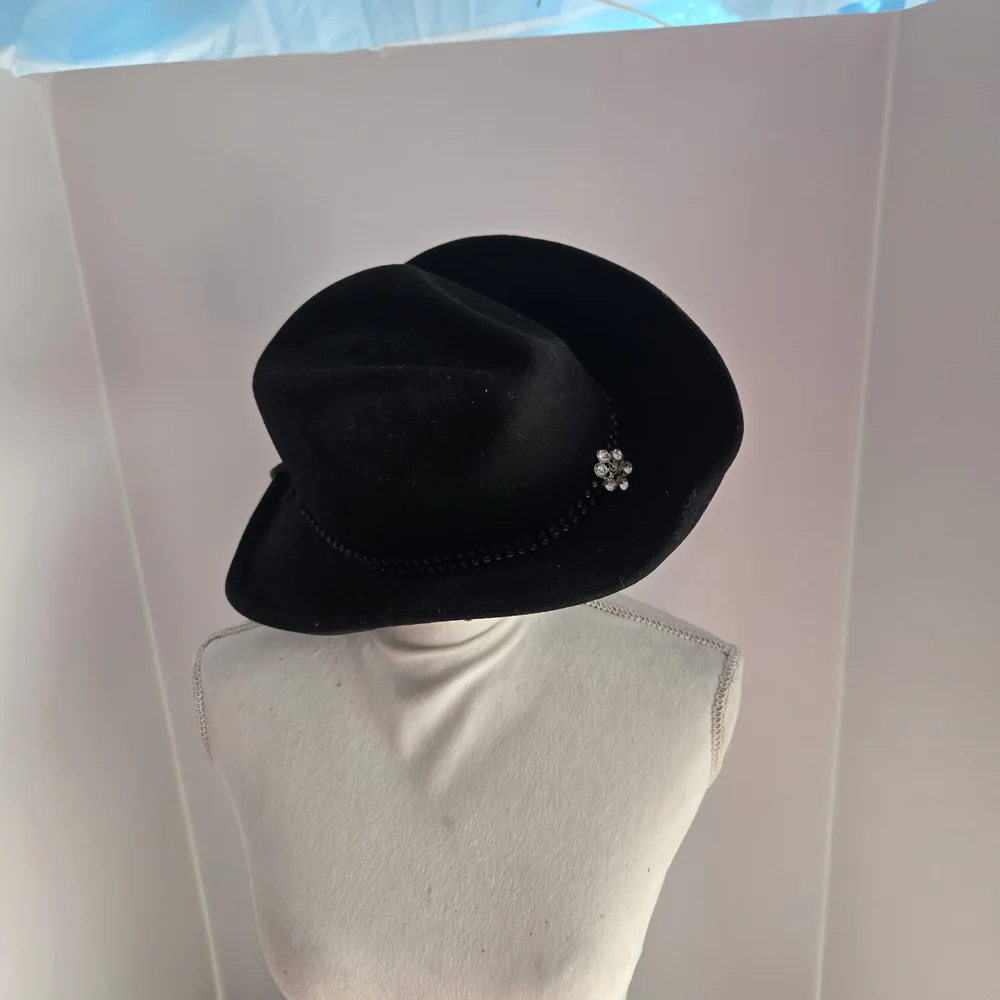 Shyanne Black Cowboy Hat with Crystal Accents‎